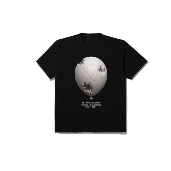 The Weeknd x Daniel Arsham House Of Balloons Eroded Balloon T-Shirt [Black]
