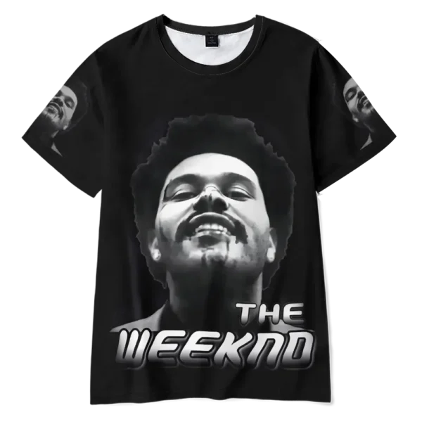 The Weeknd x P4K x Awge After Hours 001 T-Shirt [Black]