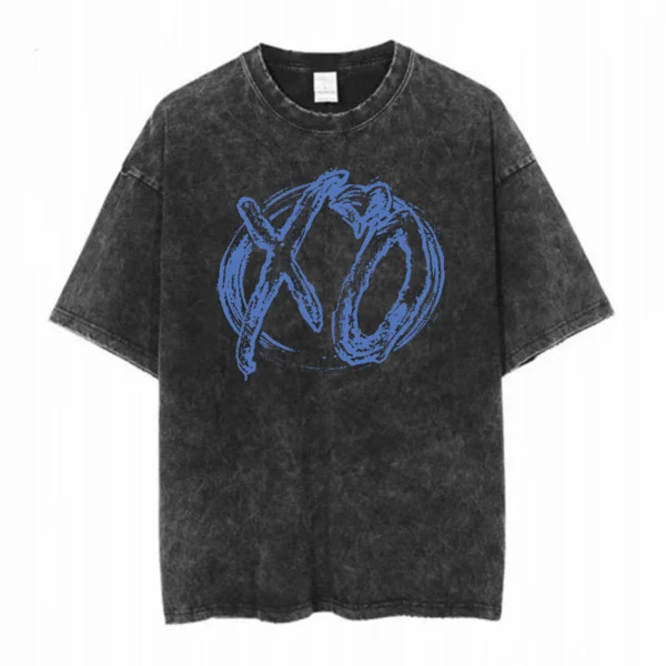 Blue Sketch XO Logo Vintage Tee
